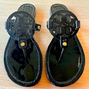 Tory Burch Miller Patent Leather Sandals
